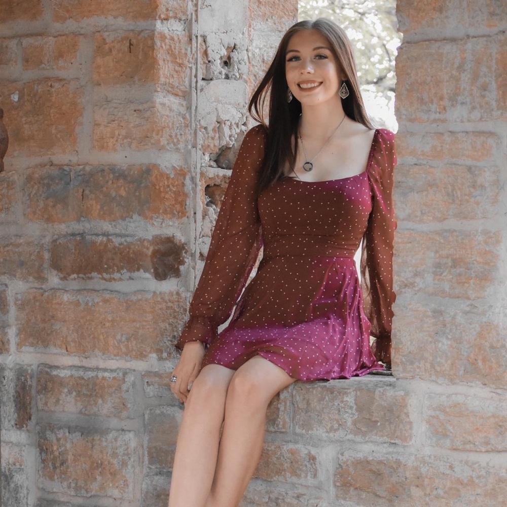 Beautiful maroon dress; only worn once